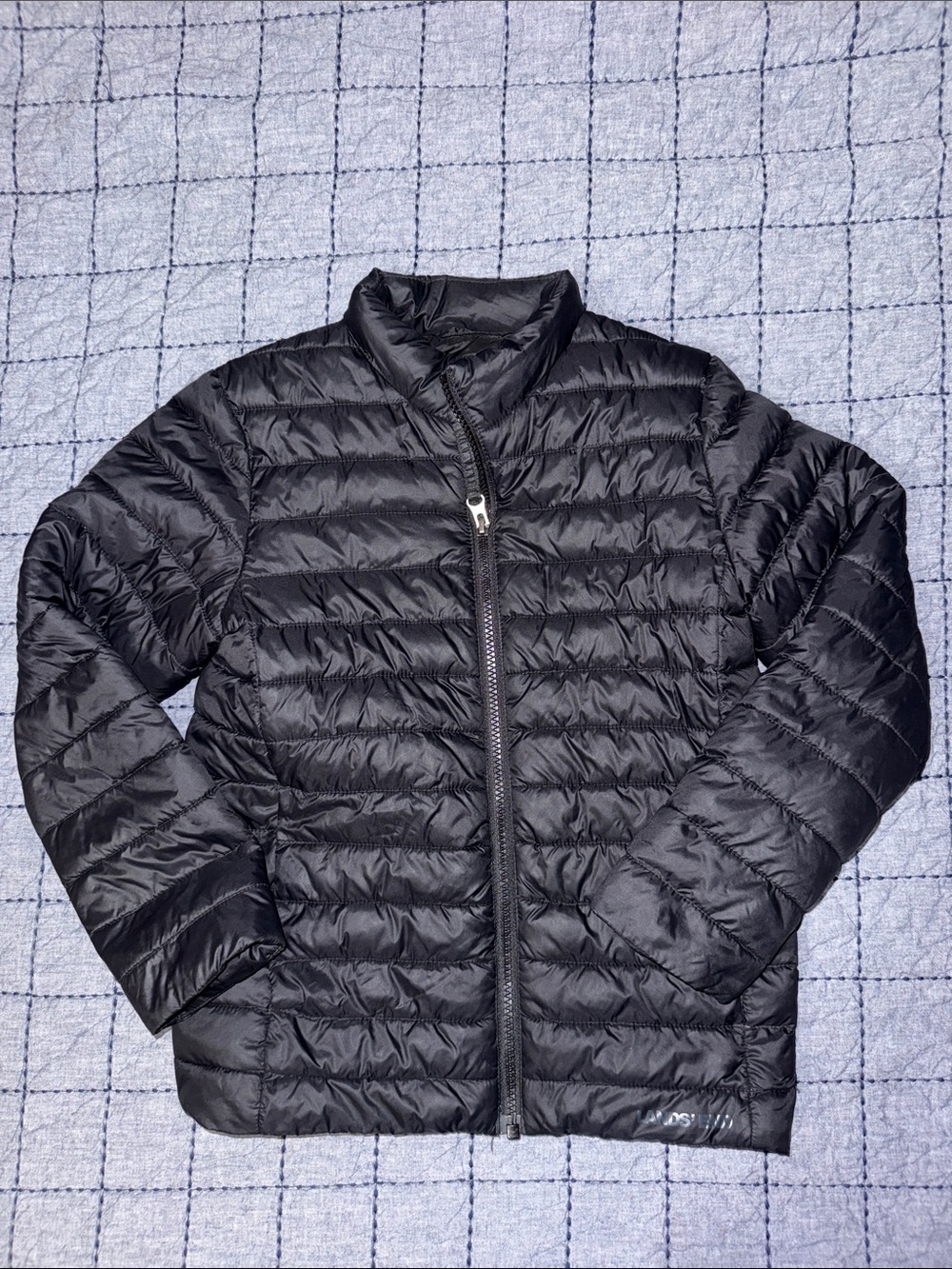Lands’ End Black Puffer Jacket size Small 6-7